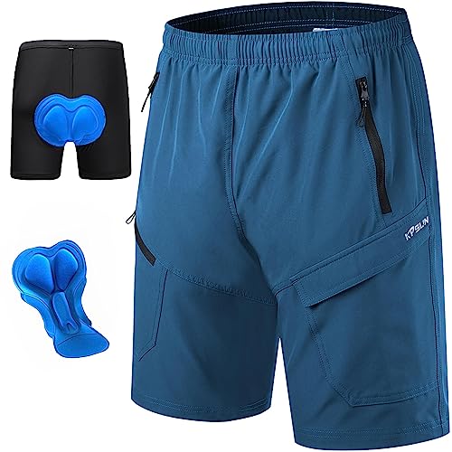 Men's Lightweight 3D Padded Mountain Bike Shorts