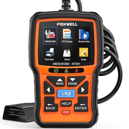 FOXWELL NT301 OBD2 Scanner for Check Engine Light Diagnostics