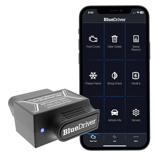BlueDriver Bluetooth OBD2 Scan Tool for iPhone & Android