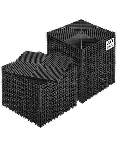 Interlocking Drainage Floor Mats - Durable, Non-Slip, Modular Tiles
