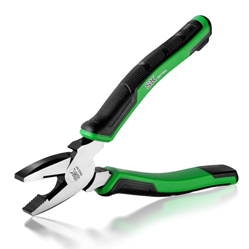 7-Inch Linesman Pliers with Ergonomic Anti-Slip Handle