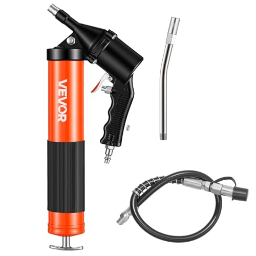 Heavy Duty 6000 PSI Air Operated Grease Gun with 14 oz Capacity
