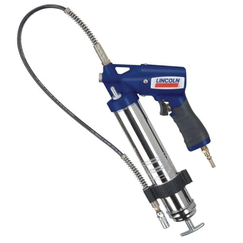 Lincoln Pneumatic Grease Gun with 30" High-Pressure Hose and Variable Speed Trigger