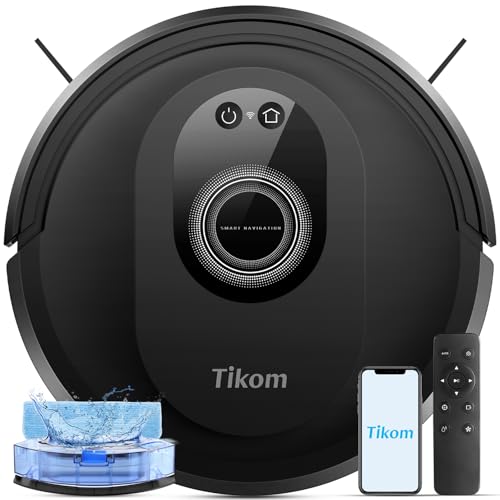 Tikom Robot Vacuum and Mop Combo with 5000Pa Strong Suction