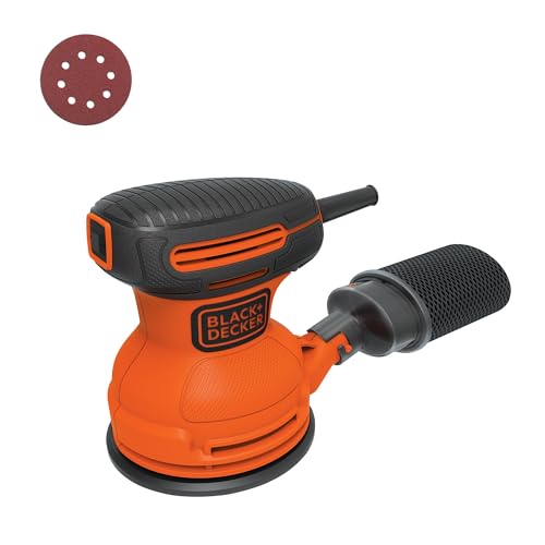 BLACK+DECKER 5-Inch Orbital Sander, 2.0 Amp Corded