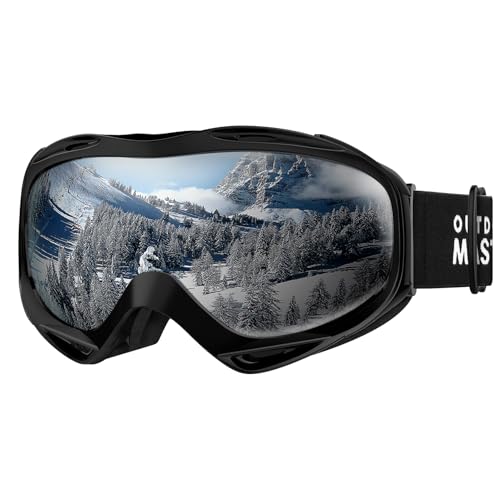 OutdoorMaster OTG Ski Goggles with UV Protection and Anti-Fog Lens