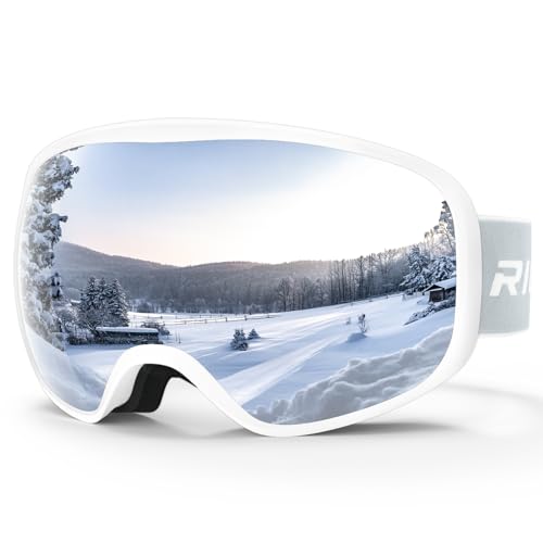 RIOROO OTG Ski Goggles with Anti-Fog and UV Protection