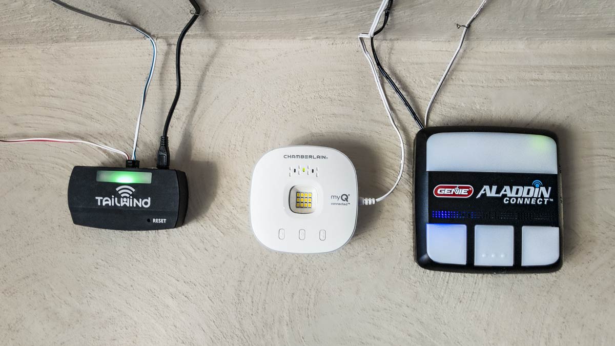 smart garage door openers with camera