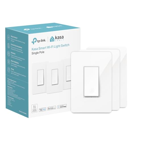 Kasa Smart Light Switch HS200P3 with Voice Control and App Connectivity