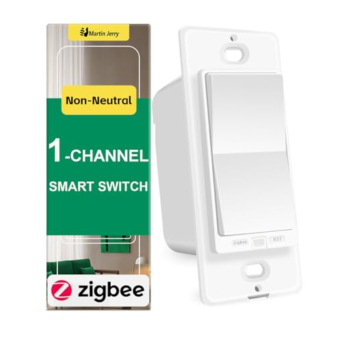 Zigbee No-Neutral Rocker Paddle Smart Light Switch