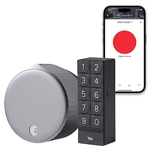 August Home Silver Wi-Fi Smart Lock with Keypad