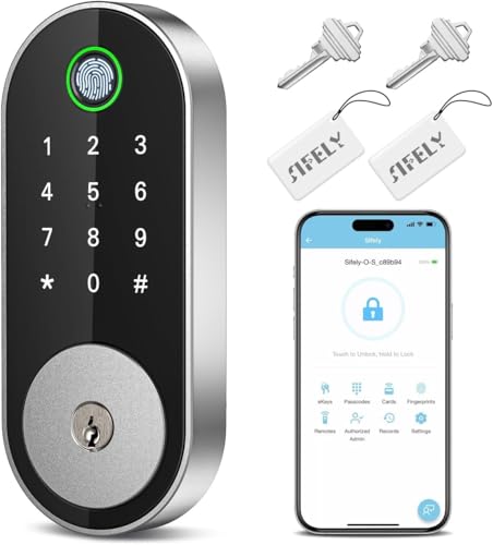 Fingerprint Smart Deadbolt Keyless Entry Lock