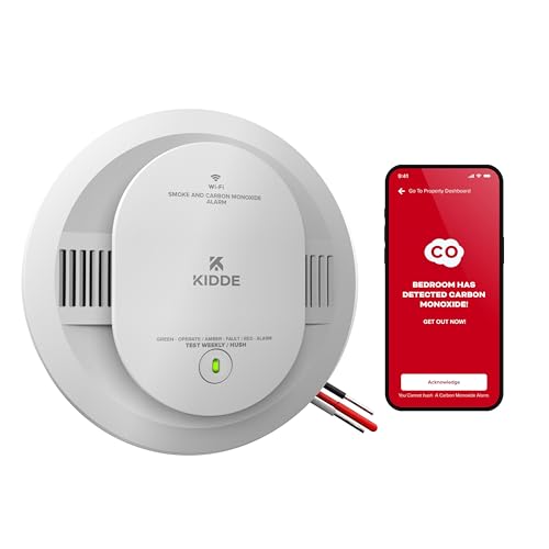 Smart Smoke and Carbon Monoxide Detector with App and Voice Alerts