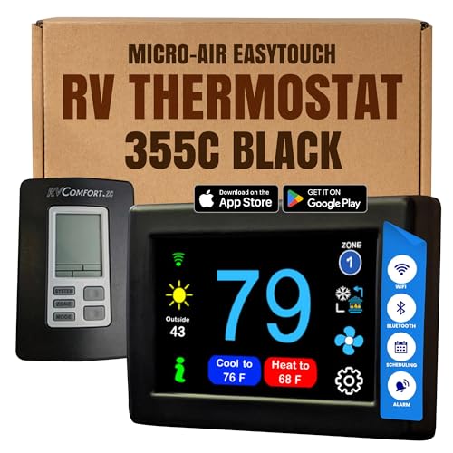 Micro-Air EasyTouch Digital RV Thermostat with WiFi and Bluetooth