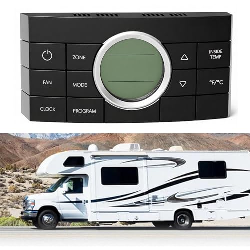 RV Multi-Zone Digital Thermostat with 10-Button Control