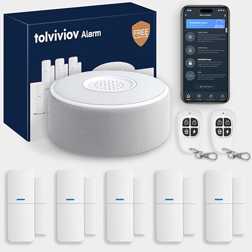 Tolviviov 8-Piece WiFi Smart Home Security Kit