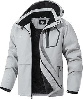 MAOYSSEN Men's Waterproof Ski Jacket