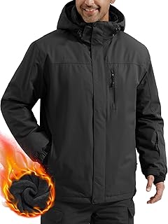 FREE SOLDIER Men's Waterproof Snow Jacket