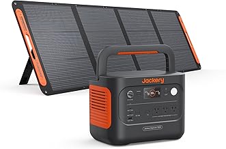 Jackery Solar Generator 1000 v2 with 200W Solar Panel, 1070Wh Power Station