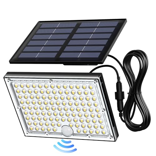 JACKYLED Outdoor Solar Motion Sensor Flood Light
