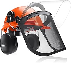NoCry 6-in-1 Chainsaw Helmet with Face Shield