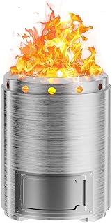 Low Smoke Outdoor Mini Fire Stove, Safe Burning Table Top Firepit