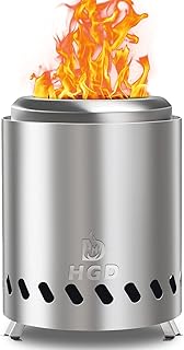 HGD Tabletop Fire Pit, Smokeless Mini Fire Pit with Carry Bag