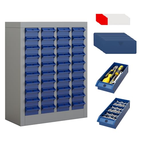 40-Drawer Parts Storage Cabinet for Hardware Organization