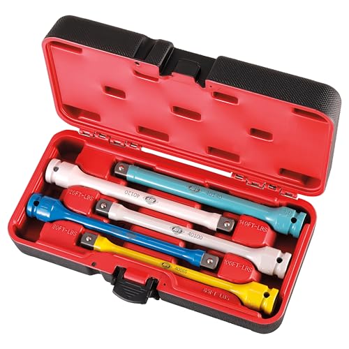 5-Piece Torque Limiting Extension Kit with Carrying Case