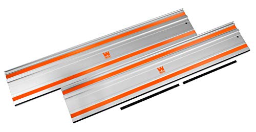 110-Inch Track Saw Guide Rail with Adapters