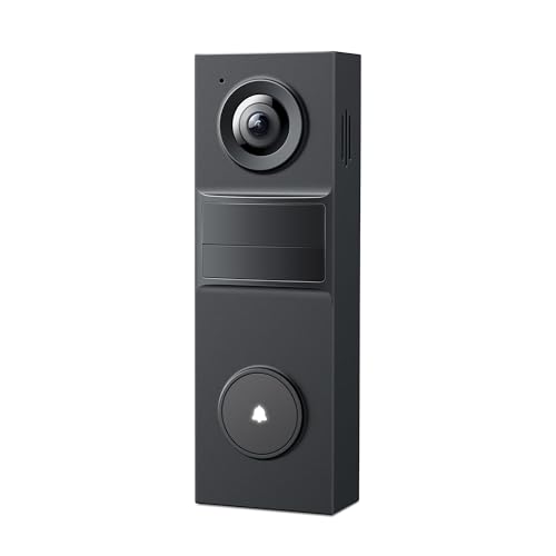 Tapo 2K Wired Smart Video Doorbell with 160 Ultra-Wide View and Person Detection