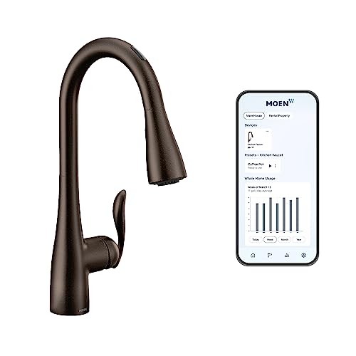 Moen Arbor Oil-Rubbed Bronze Touchless Pull-Down Kitchen Faucet