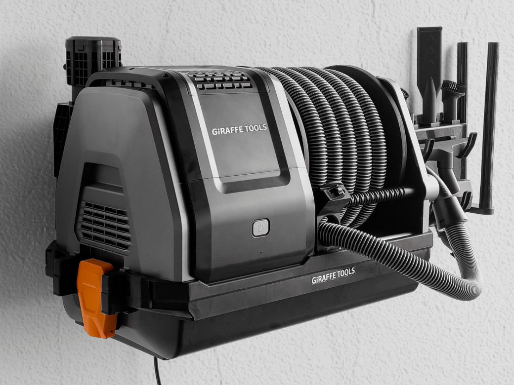wall-mounted garage vacuum systems