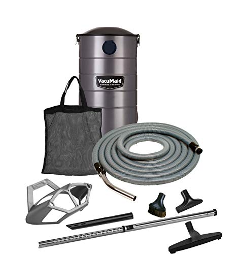 VacuMaid GV50PRO Wall-Mounted Garage Vacuum with 50 ft Hose