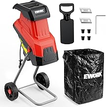 EWORK Electric Wood Chipper 15-Amp 1.77"