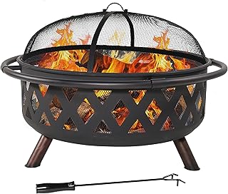Sunnydaze 36 Inch Crossweave Fire Pit