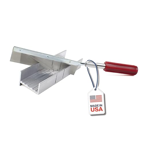 6-Inch Aluminum Miter Box with Carbon-Steel Pull Saw