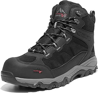 NORTIV 8 Waterproof Steel Toe Boots