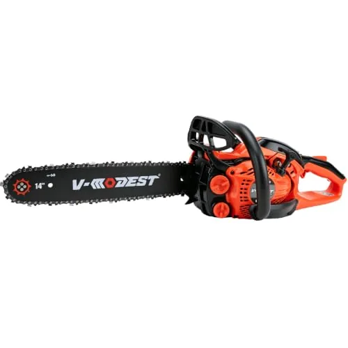 V-MODEST 14in 25cc Lightweight Rear Handle Gas Chainsaw