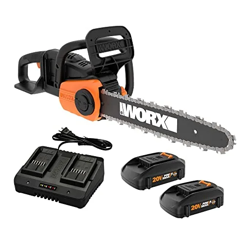 WORX WG384 40V 14-Inch Cordless Chainsaw Auto-Tension