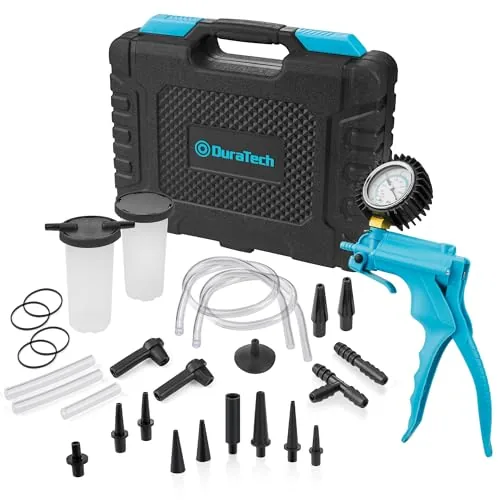 DURATECH 2-in-1 Brake Bleeder Handheld Vacuum Pump Kit