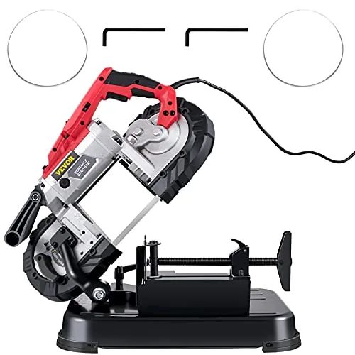 VEVOR Portable Band Saw 5" Cutting Capacity Removable Base