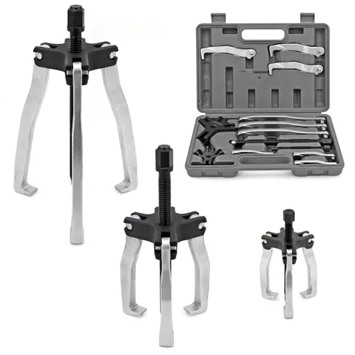CARVALAX 2T & 5T Reversible 2/3-Jaw Gear Puller Set