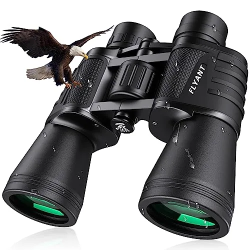 FLYANT 20x50 Binoculars BAK4 Prism Low-Light Vision