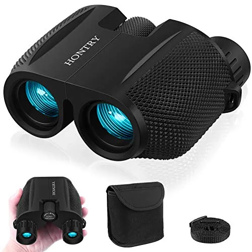 Hontry 10x25 Compact Binoculars with Bak-4 Prisms