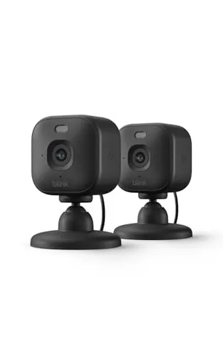 Blink Mini 2K+ Plug-In Indoor Security Camera 2-Pack