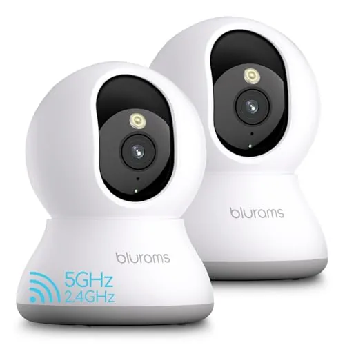 blurams A31 2K PTZ Indoor Camera 2-Pack 5GHz