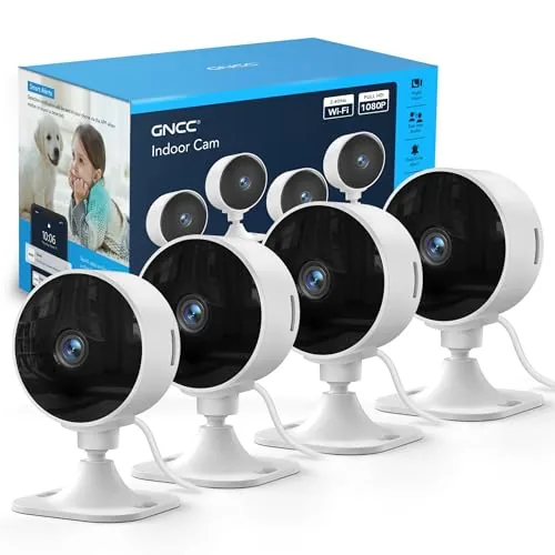 GNCC 4-Pack 1080P Indoor Security Camera System