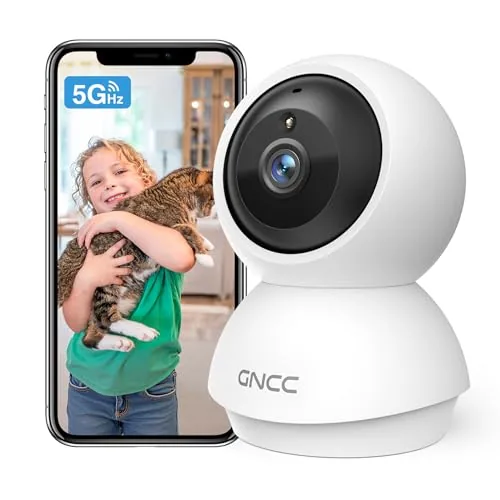 GNCC Indoor 2K Security Camera with 5G WiFi