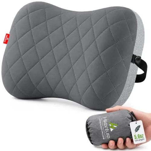 Hikenture Inflatable Camping Pillow with Removable Cover